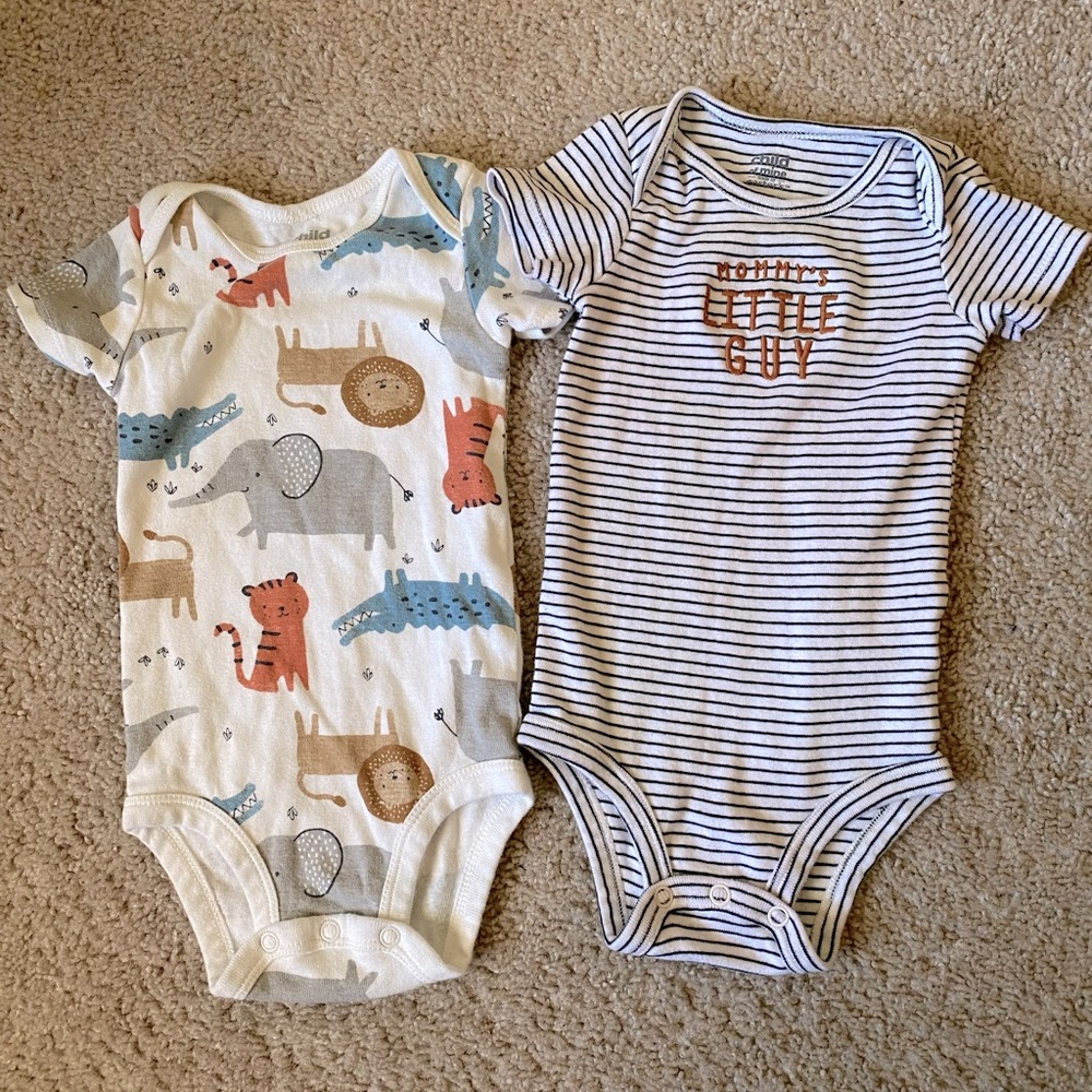 Two 6-9m Onesies